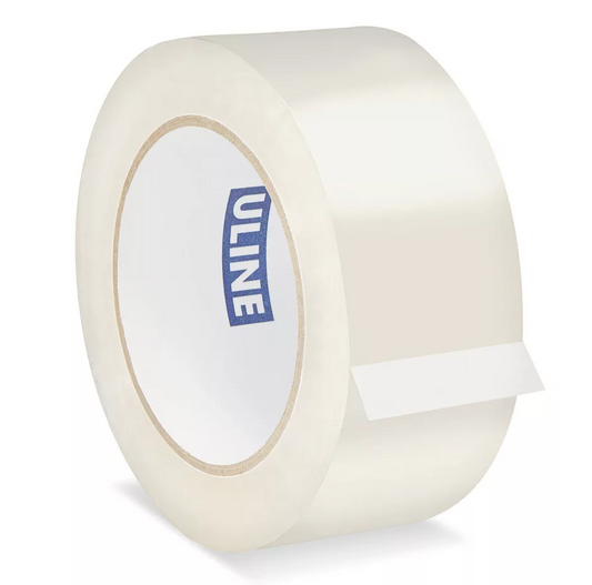 Industrial Tape - 2 Mil, 2" x 110 yds, Clear min one box 36 tapes inside